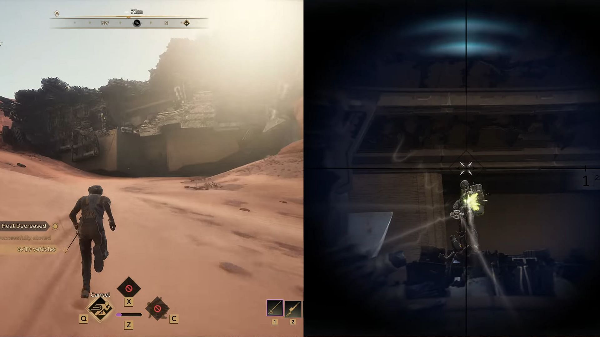 The Deep Desert allows full PvP freedom, including accidental or intentional team killing (Image via Funcom)
